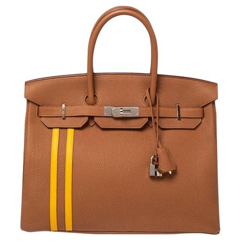 HERMES Togo JPG Birkin II 42 Gold .